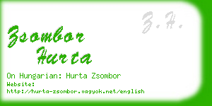 zsombor hurta business card